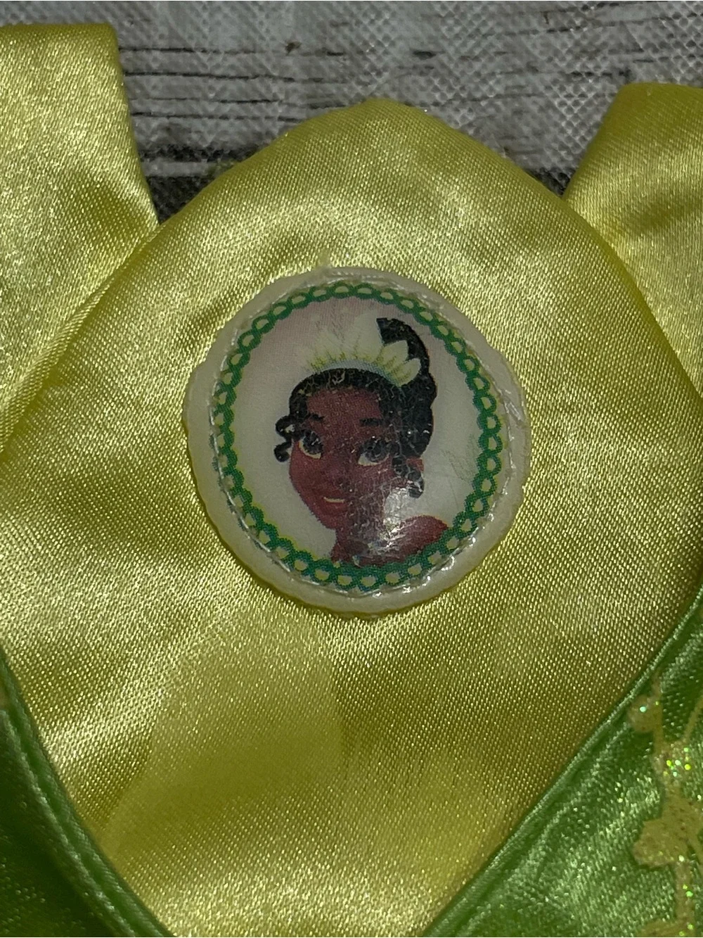 Build-a-Bear Workshop Disney Princess Tiana dress Rare HTF Good Condition Minor